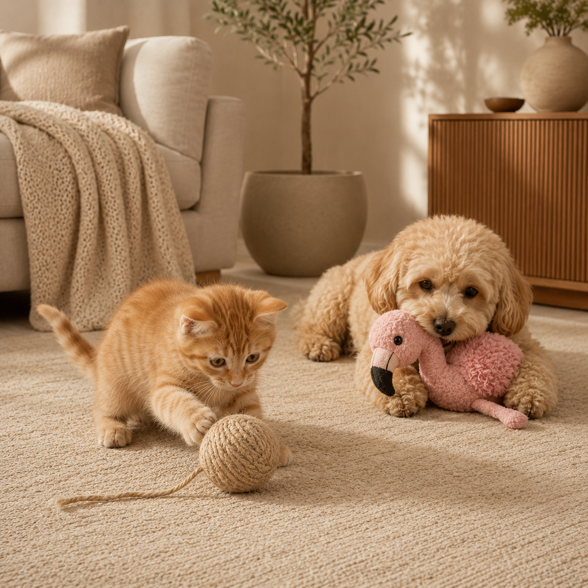 Juguetes para perros y gatos