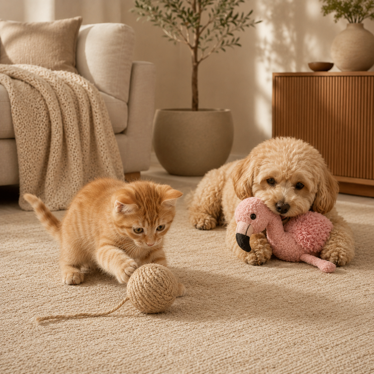 Juguetes para perros y gatos